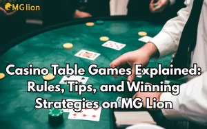 casino table games