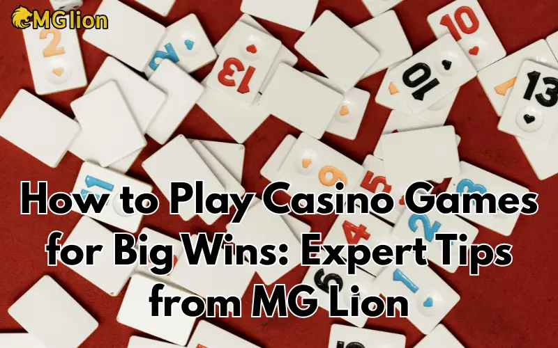 how to play casino games